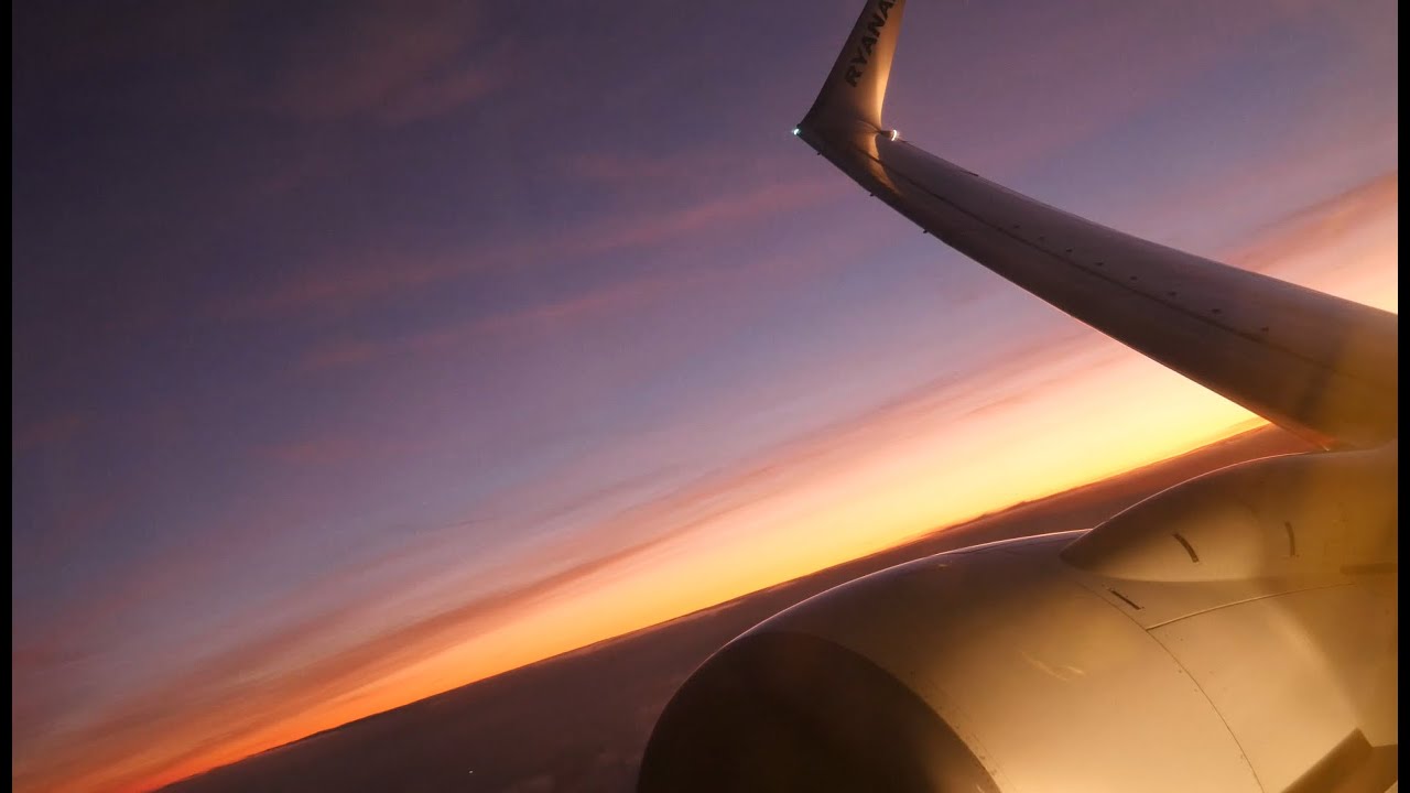 4K Ryanair Boeing 737-800 flight video, Stansted to Marseille - FR6541