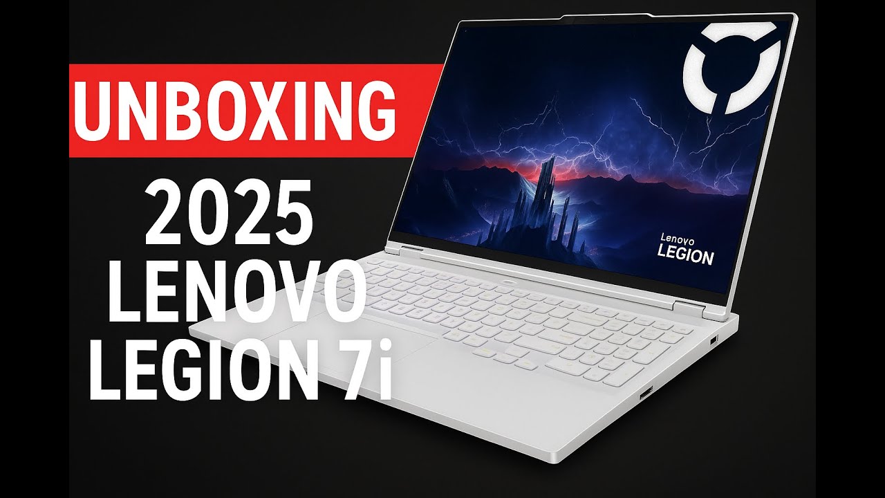 Lenovo Legion 7i (2025) UNBOXING