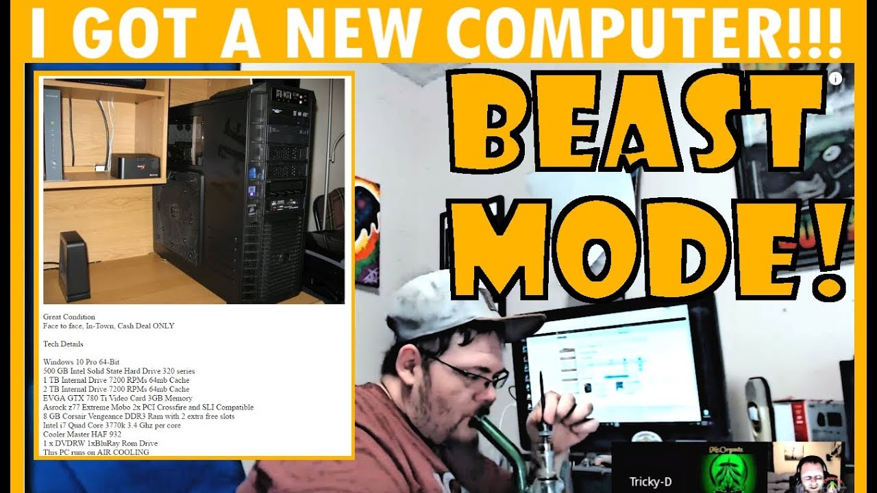 I got a NEW COMPUTER!! Feels like $1,000,000