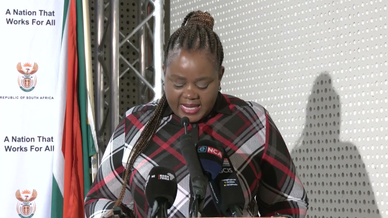 Minister Kubayi briefs the media on Key Developments in the Justice sector
