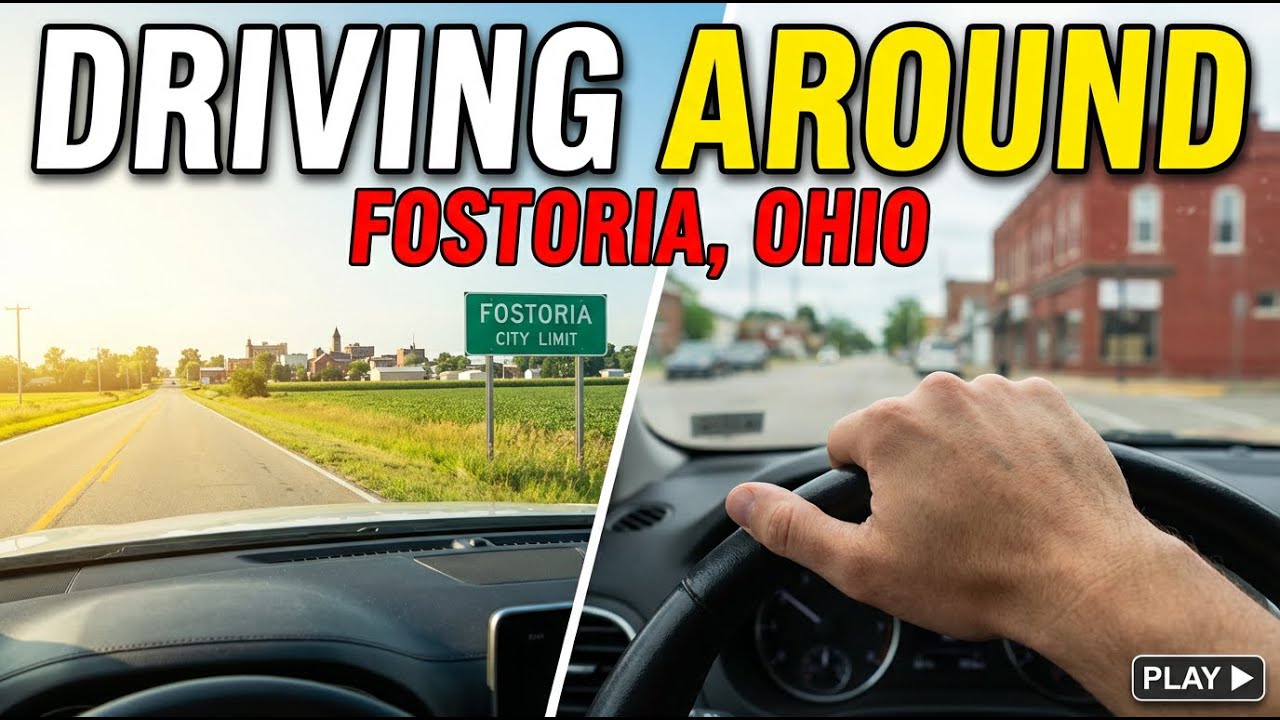 Driving around Fostoria, Ohio