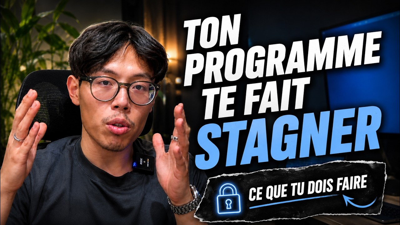 Voici pourquoi ton programme te fait STAGNER. (Comment y remédier)