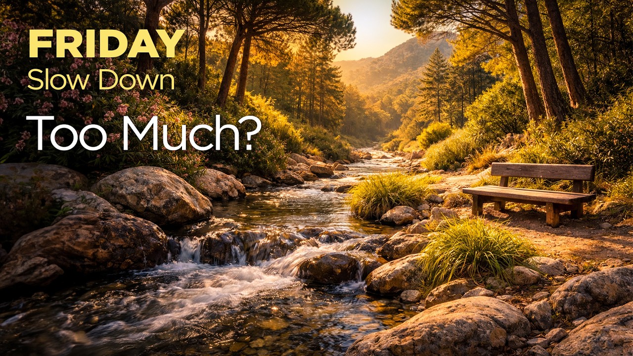 When the Week Was Too Much – Calming Piano Music for Anxiety (1 Hour) | Friday Slow Down #2