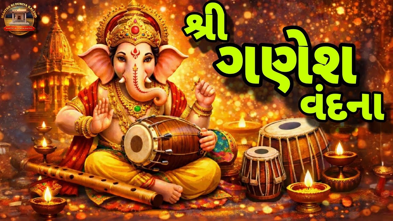 વક્રતુન્ડ મહાકાય | શ્રી ગણેશ વંદના ભજન l ganesh vandana l ganpati bappa morya