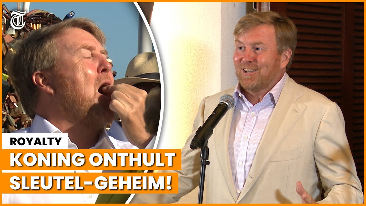 Koning onthult geheim sleuteltje: ingeslikt of niet?