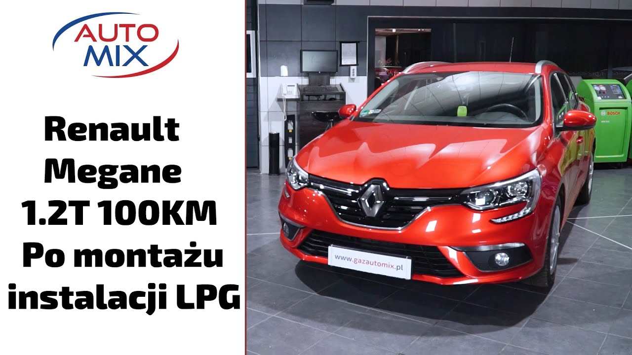 Renault Megane Grandtour 2019 1.2 Turbo 100KM po montażu instalacji gazowej LPG