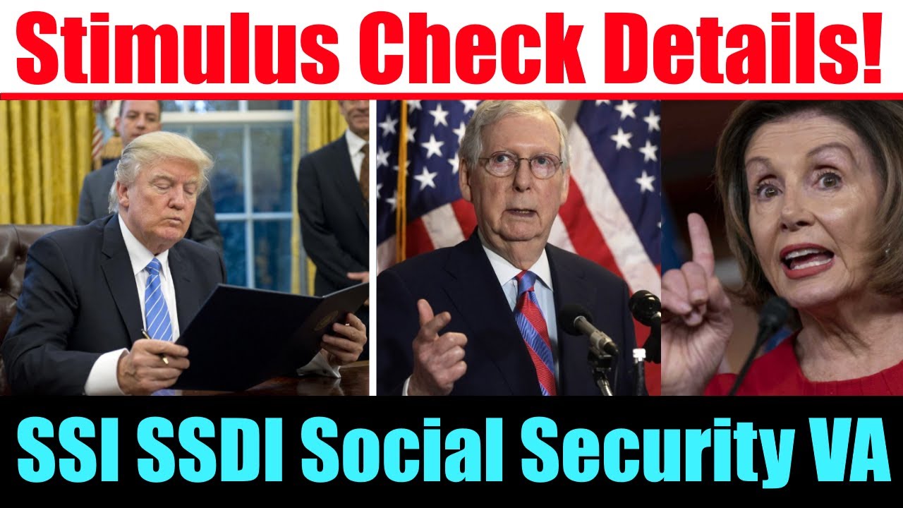 SSI SSDI Social Security VA | Second Stimulus Check | Stimulus Check Details!