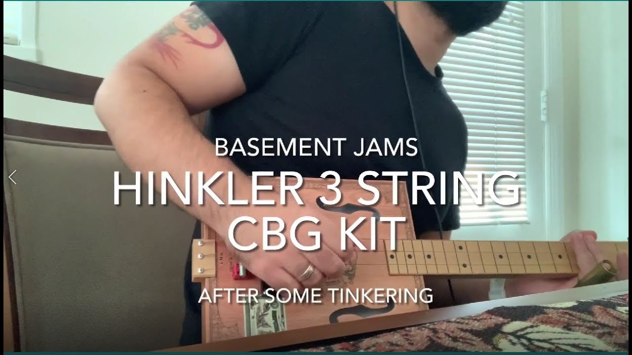 Basement Jams: modded Hinkler 3 String Blues Box Slide Guitar Kit