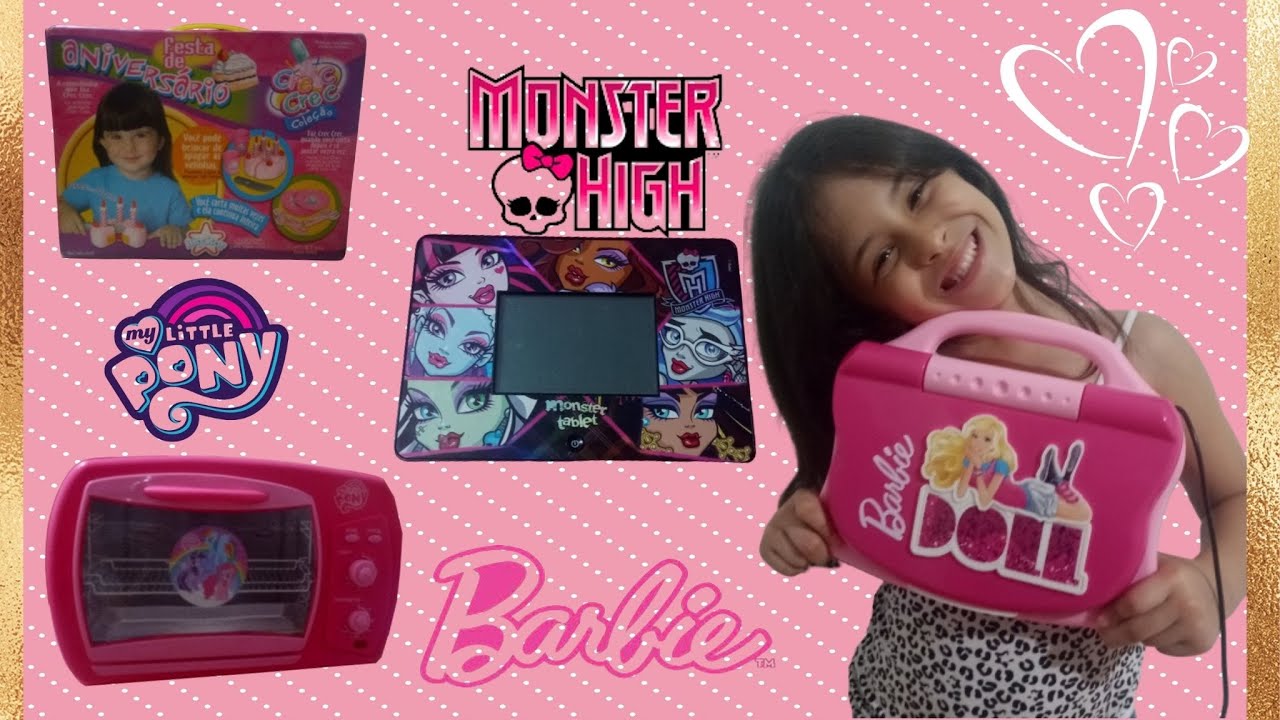 LAPTOP DA  BARBIE |FORNO ELETRICO|TABLET MONSTER HIGH! #barbie