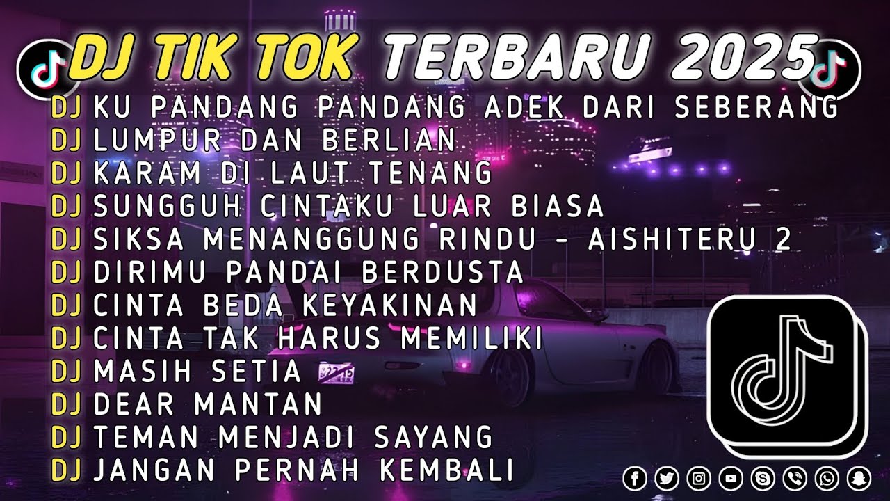 DJ TIKTOK TERBARU 2025 || DJ CINTA DARI SEBERANG 🎵 DJ LUMPUR DAN BERLIAN 🎵 FULL ALBUM❗❗