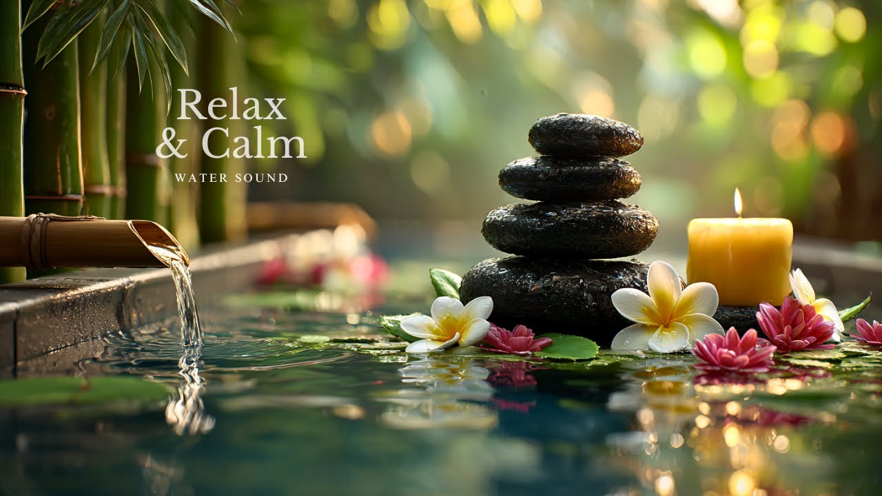 Sleep Music with Water Sounds 🌱 Spa Music, Insomnia Cure, Relaxation Music