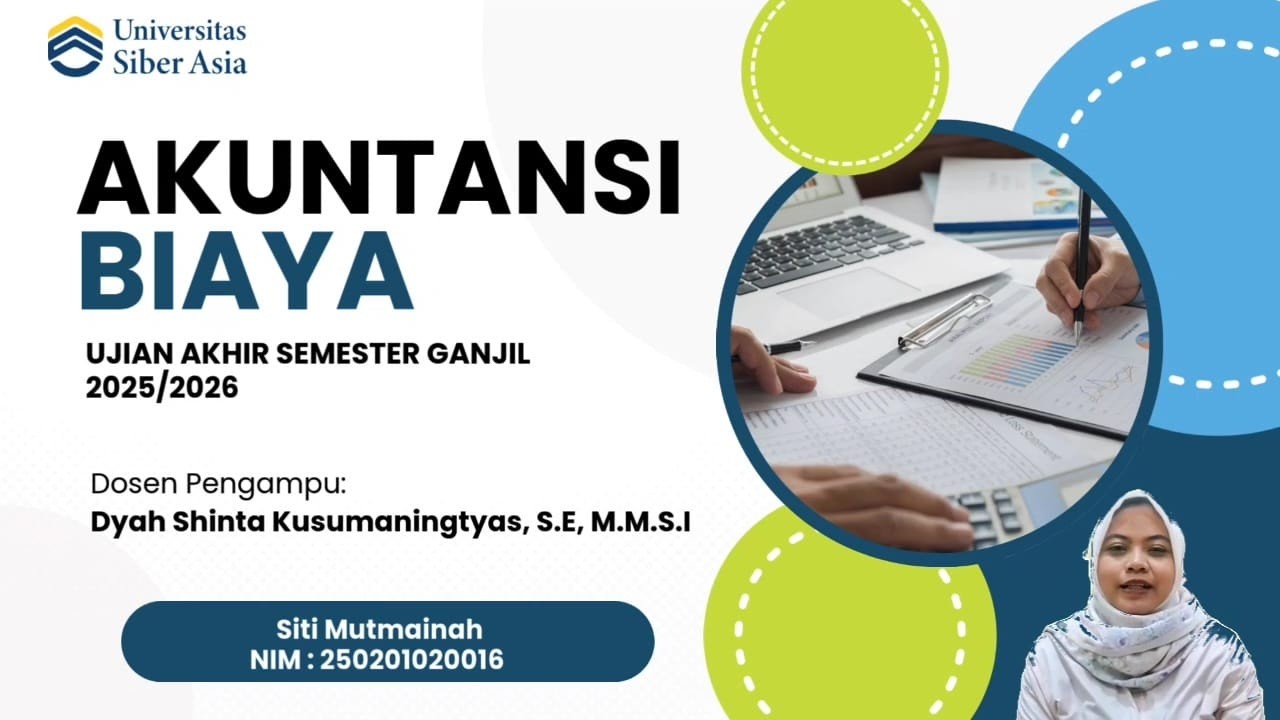 Akuntansi Biaya - UAS Semester Ganjil 2025/2026