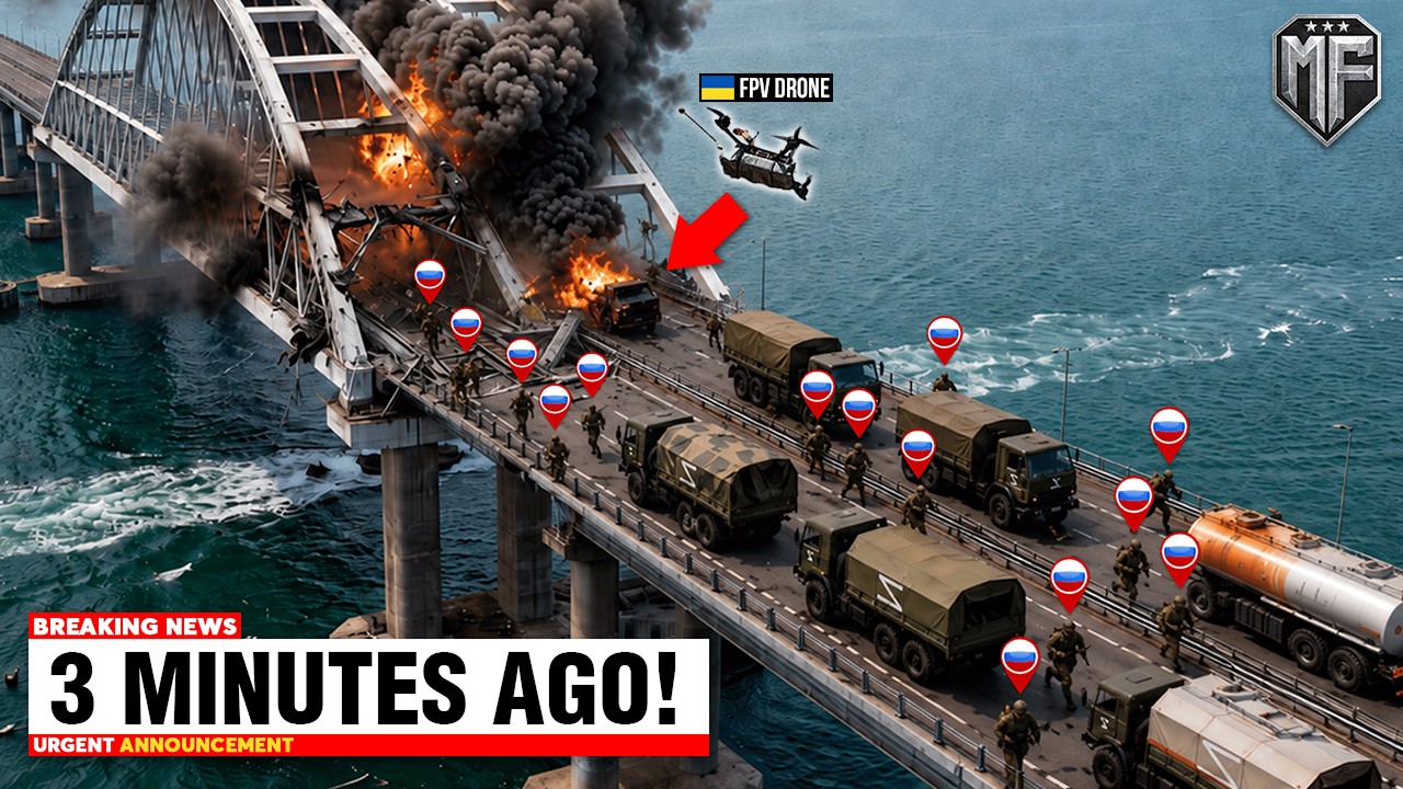 Huge Russian Army Enter The Bridge to Crimea - Then THIS Happened...
