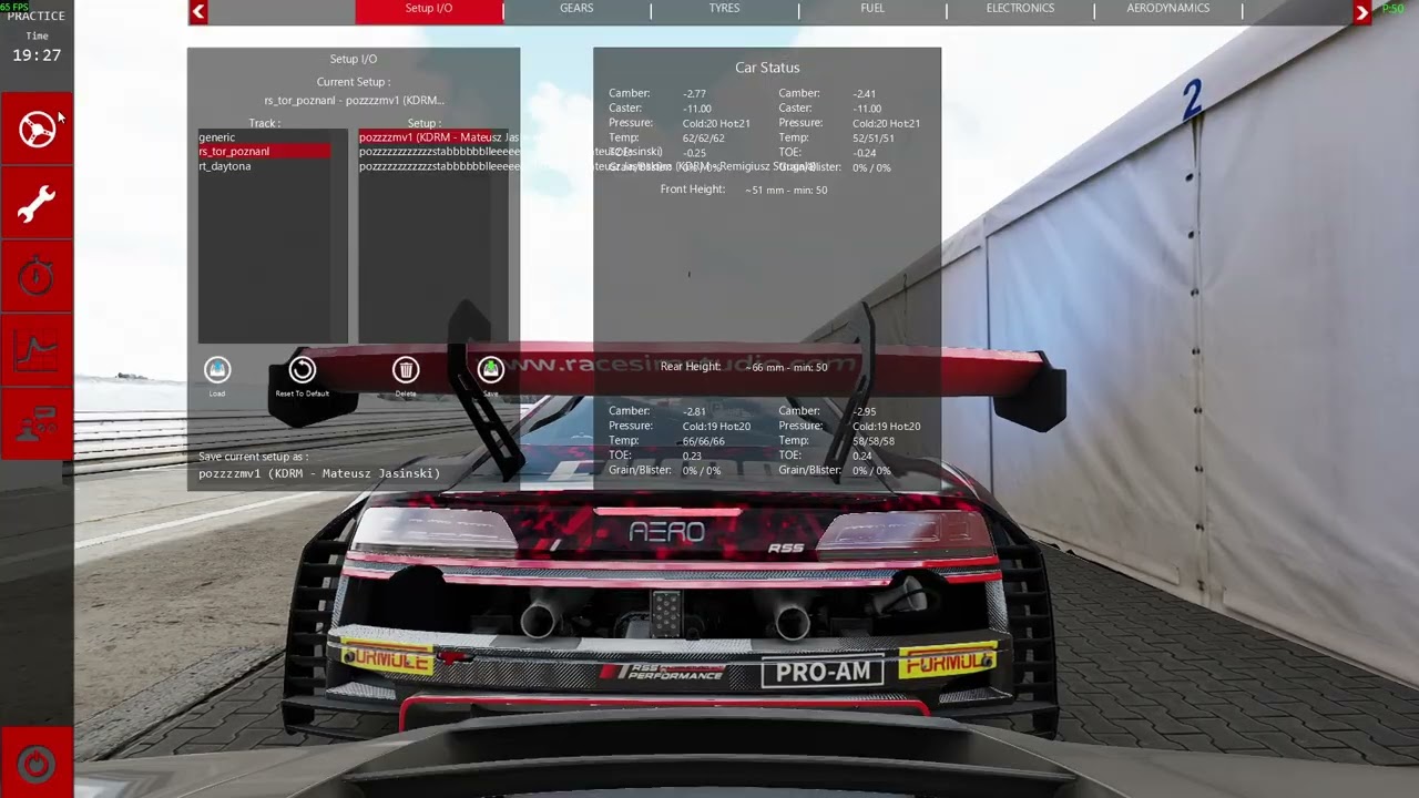 PIXEL RACING LEAGUE Poznań GT3 ( Kolejny nie udany wyścig )