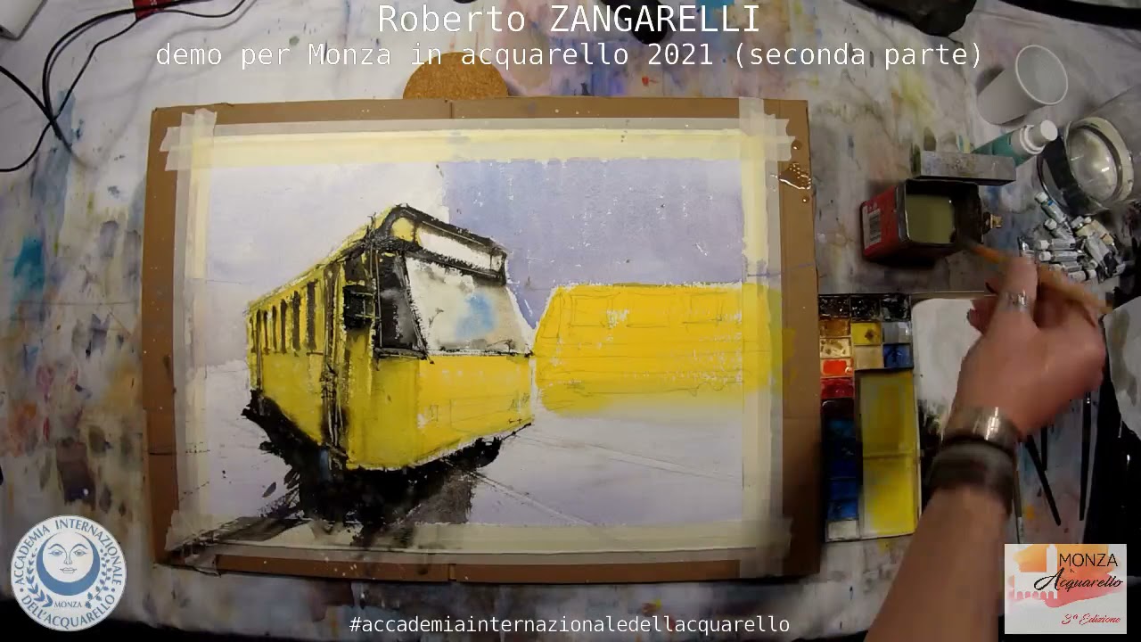 ROBERTO  ZANGARELLI parte2 MONZA IN ACQUARELLO 2021