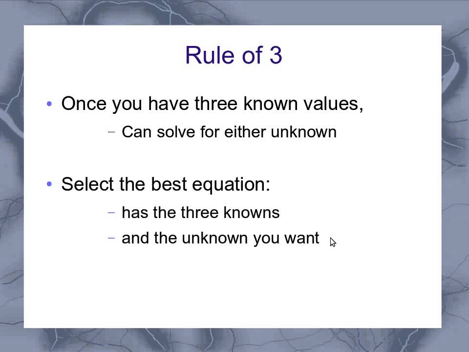 Constant Acceleration Strategy