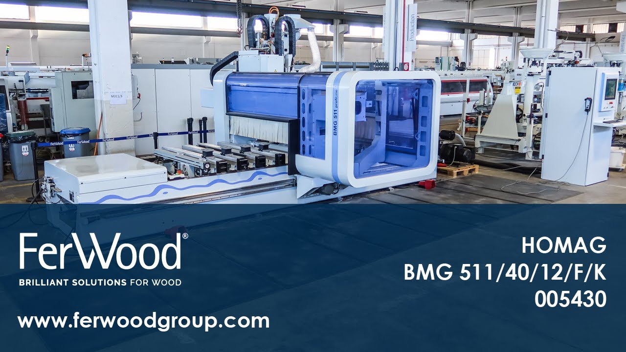 Восстановленный/-ая 5-Ти Осевой Обрабатывающий Центр - HOMAG BMG 511/40/12/F/K - Ferwoodgroup