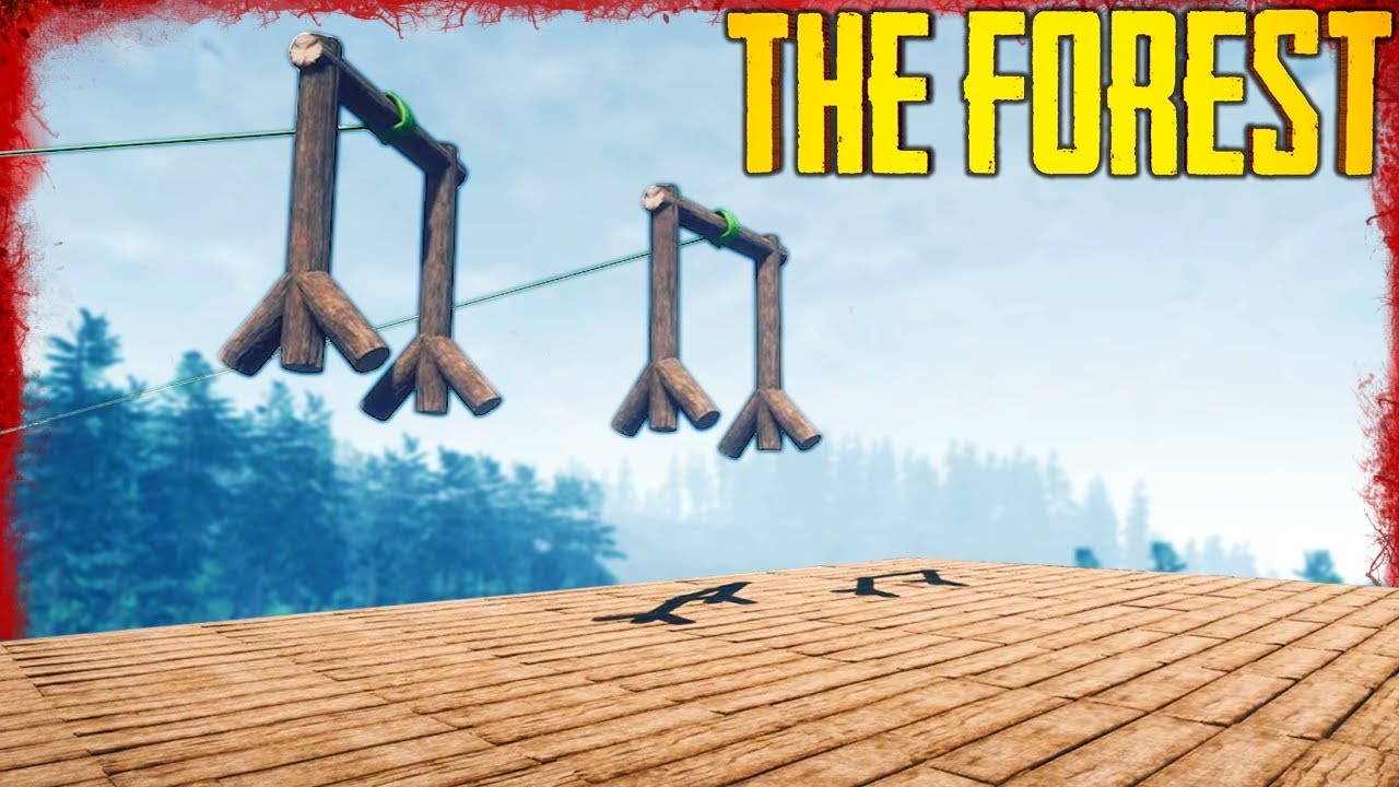 SPECIAL! Zipline Log Catcher + Flat Floors - S3 EP9 | The Forest v0.73 (2018)