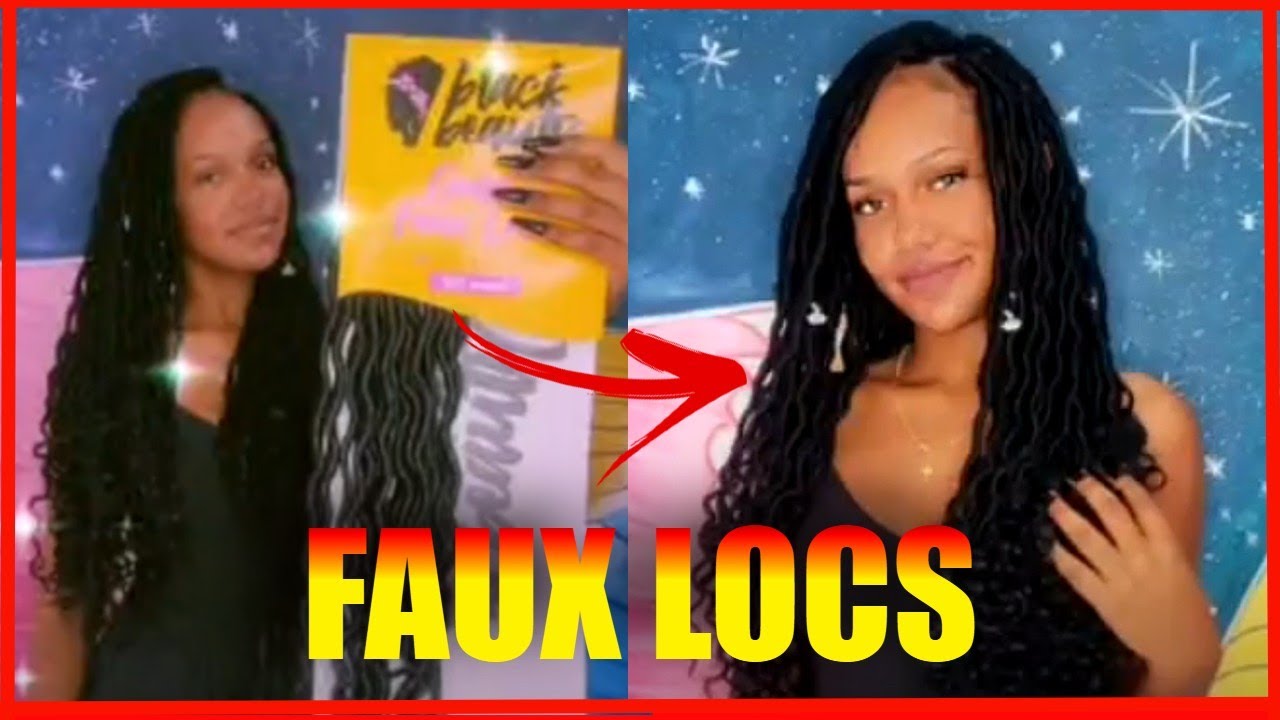 Como Colocar FAUX LOCS - Passo a Passo DREADS  FAUX LOCS