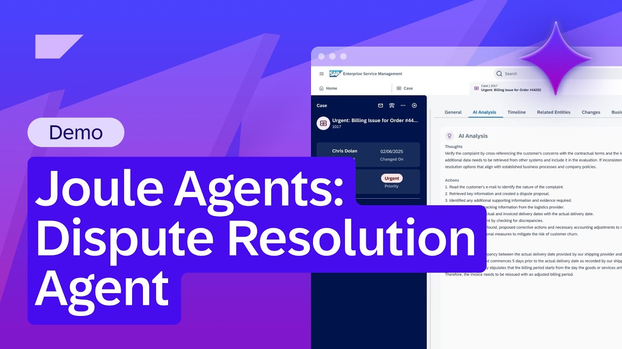Joule Agents: Dispute Resolution Agent | Demo