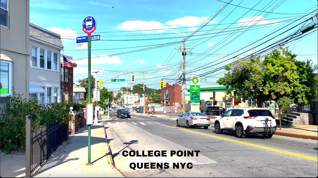 Walking In COLLEGE POINT Queens NYC During The Heatwave 🥵