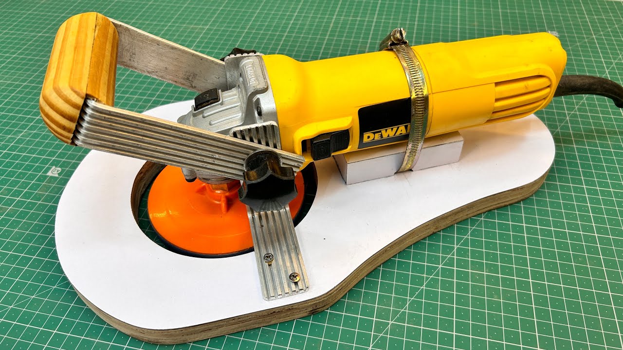 How To Convert Angle Grinder Into Sander ?