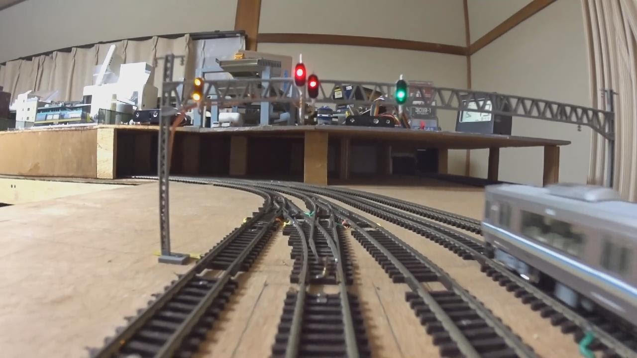 【Nゲージレイアウト】車載カメラ前面展望(7)