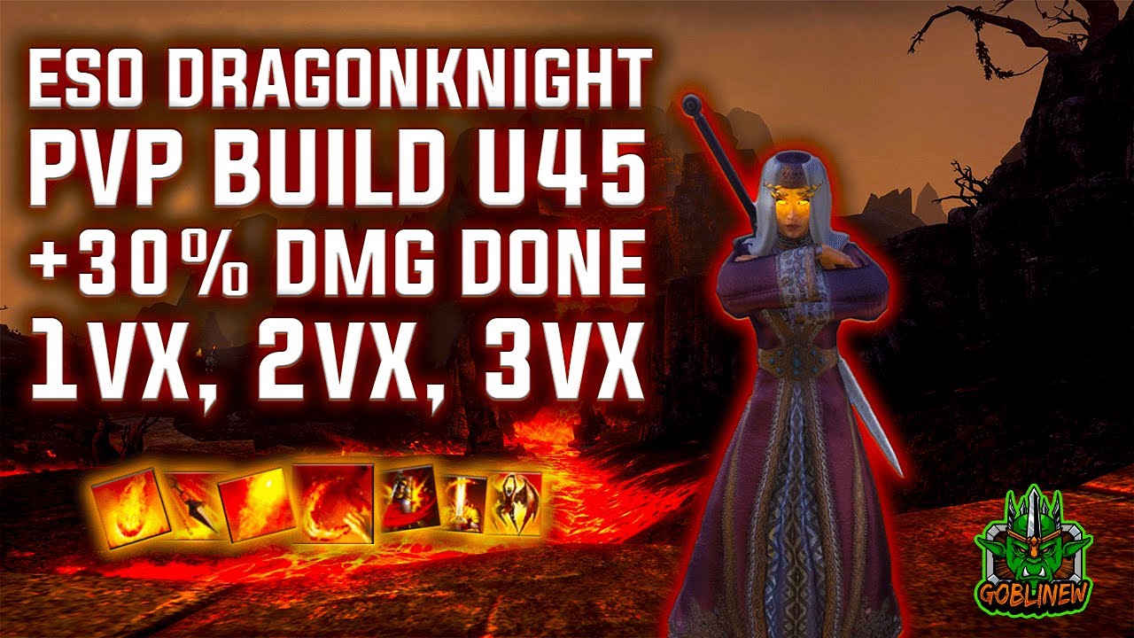 ESO DRAGONKNIGHT PVP BUILD l Essence Thief OP l +30% DMG Done l Two Setups One Video!!!