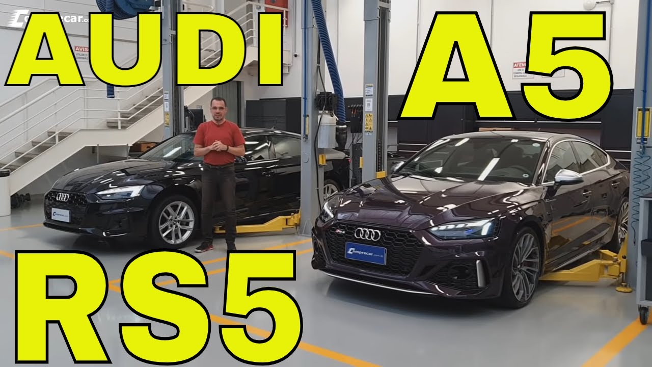Audi A5 e RS5 - Diferenças entre a versão normal e a superesportiva