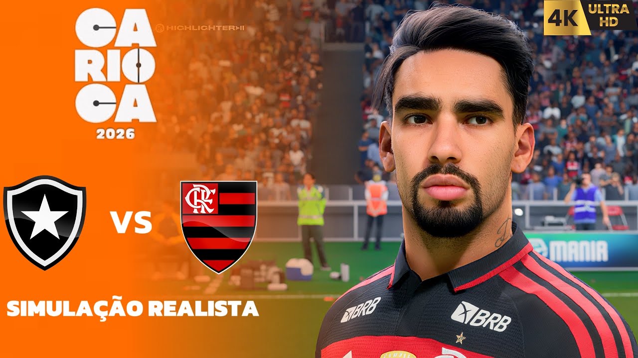 FC 26 - Botafogo vs Flamengo | Cariocão 2026 | Simulação 4K Ultra HD (60 FPS) EA Sports FC 26.