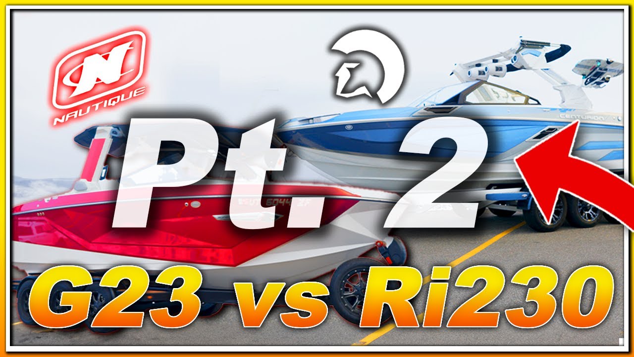 Nautique G23 против Centurion Ri230 — Часть 2! Интерьер, башня, вождение и управляемость
