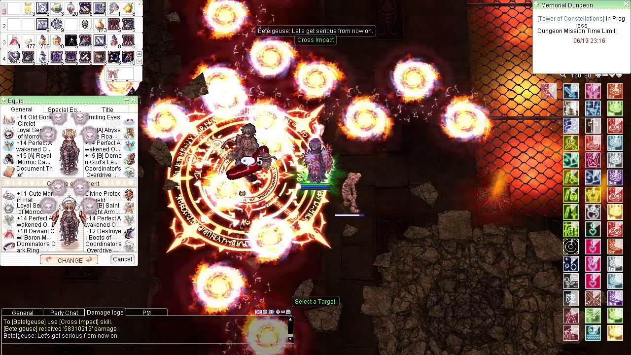 [iRO Chaos] Solo 725% PT Constellation Tower | Cross Impact Shadow Cross
