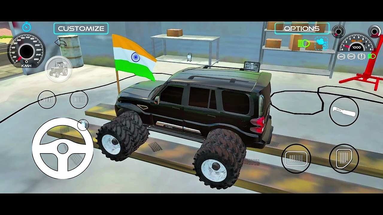 SCARPIO ko धांसु मोडिफाइड किया हु #dumper #scarpio #viral  #youtube #indian_vehicles_simulator_3d