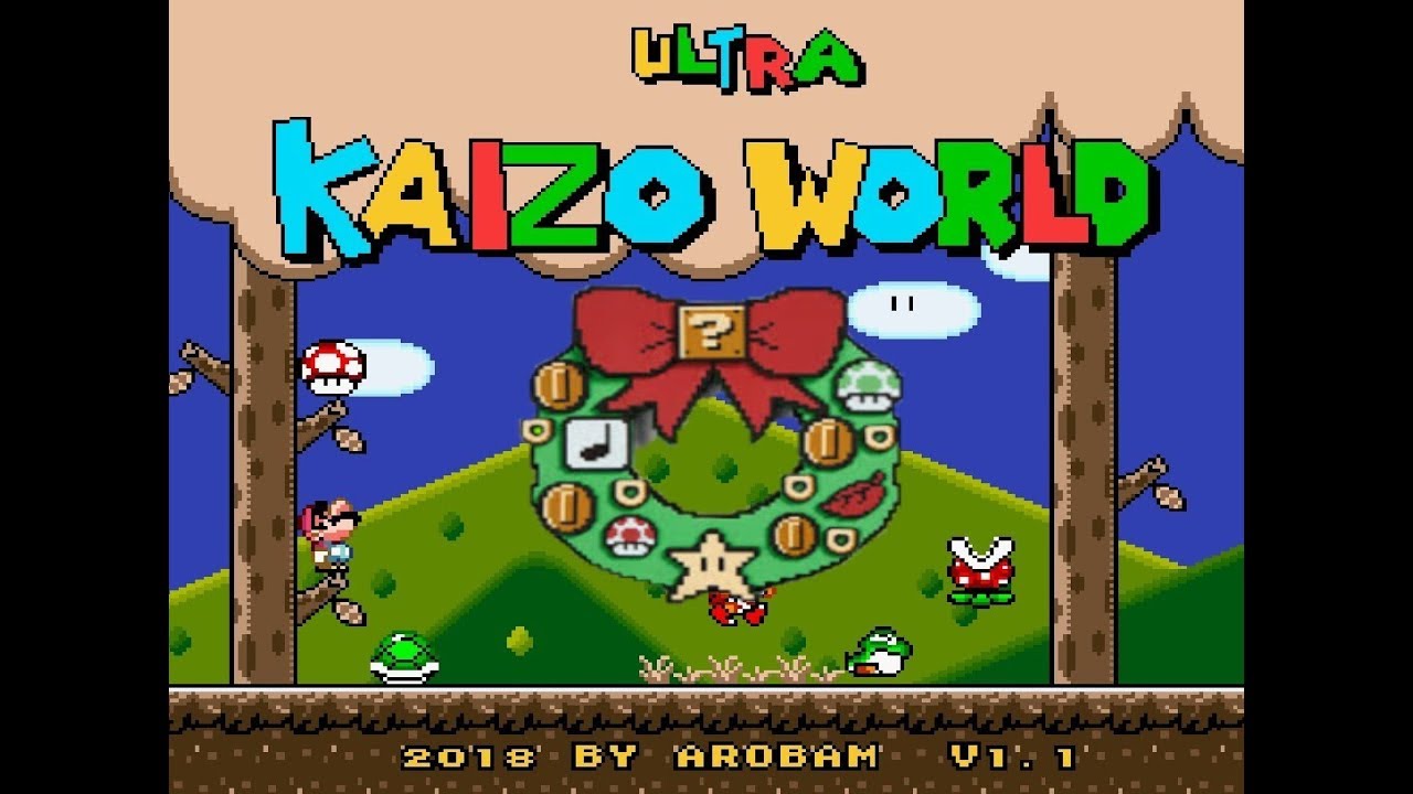 🔴 [FELIZNATAL] - KAIZO MARIO - ULTRA KAIZO WORLD - BY AROBAM #7