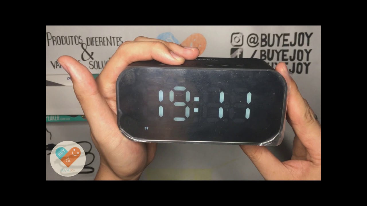 Relógio Despertador e Caixa de Som SPK-B015 Unboxing - O QUE VEM NA CAIXA? BUY E JOY