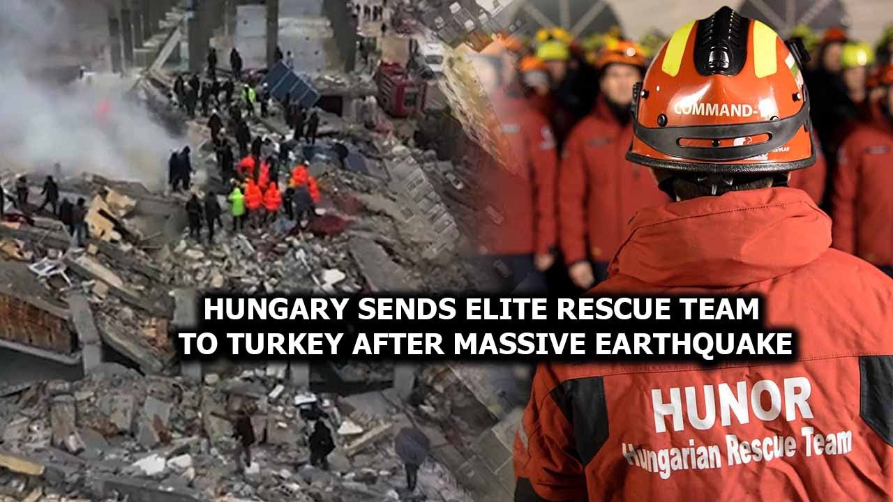 Hungary's Elite Rescue Team Searches For Quake Survivors in Turkey