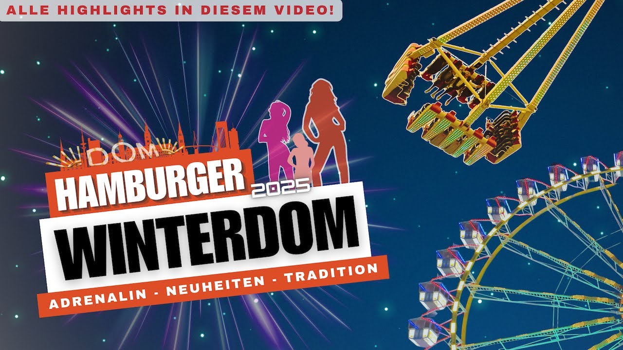 🎡🎢🎠 Hamburger Winterdom 2025 ⭐️ WOW!!! Diablos Residenz + Tiki Taki feiern Premiere auf dem DOM!
