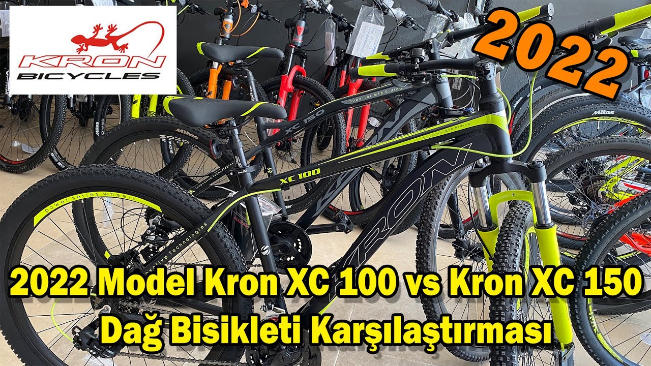 2022 Model Kron XC 100 VS KRON XC 150 Dağ Bisikleti Karşılaştırması
