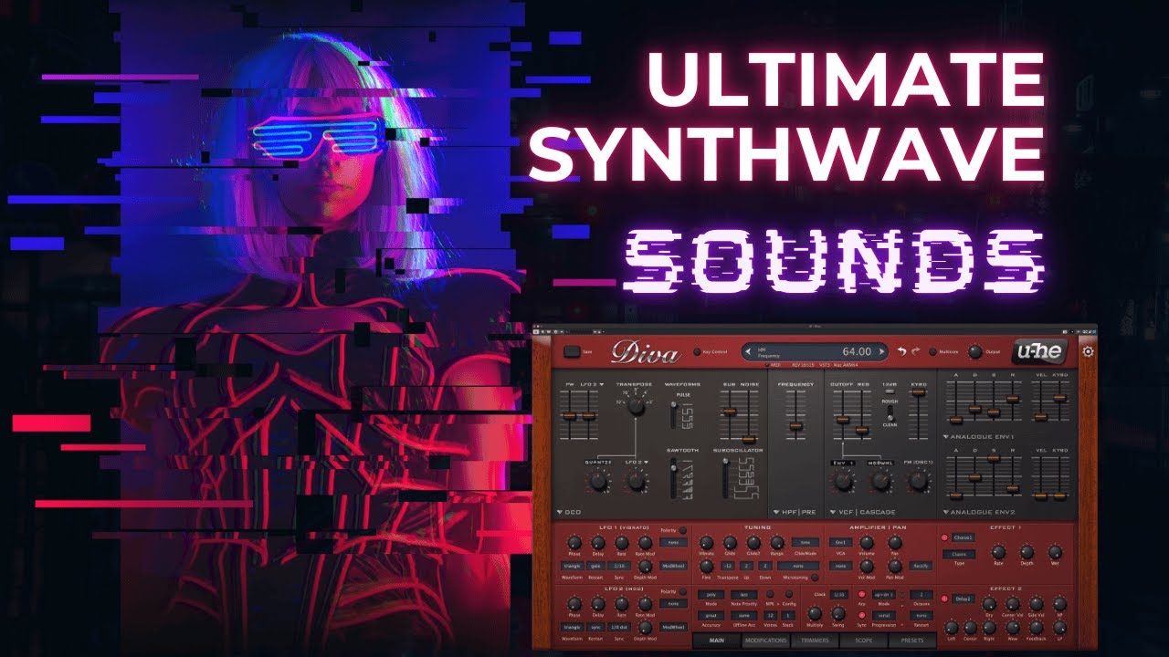The Ultimate Synthwave Sounds For U-he DIVA