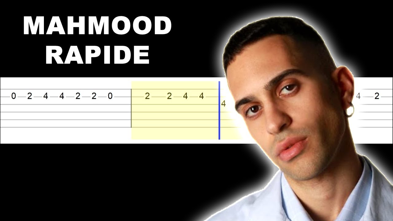 Mahmood - Rapide (Easy Guitar Tabs Tutorial)