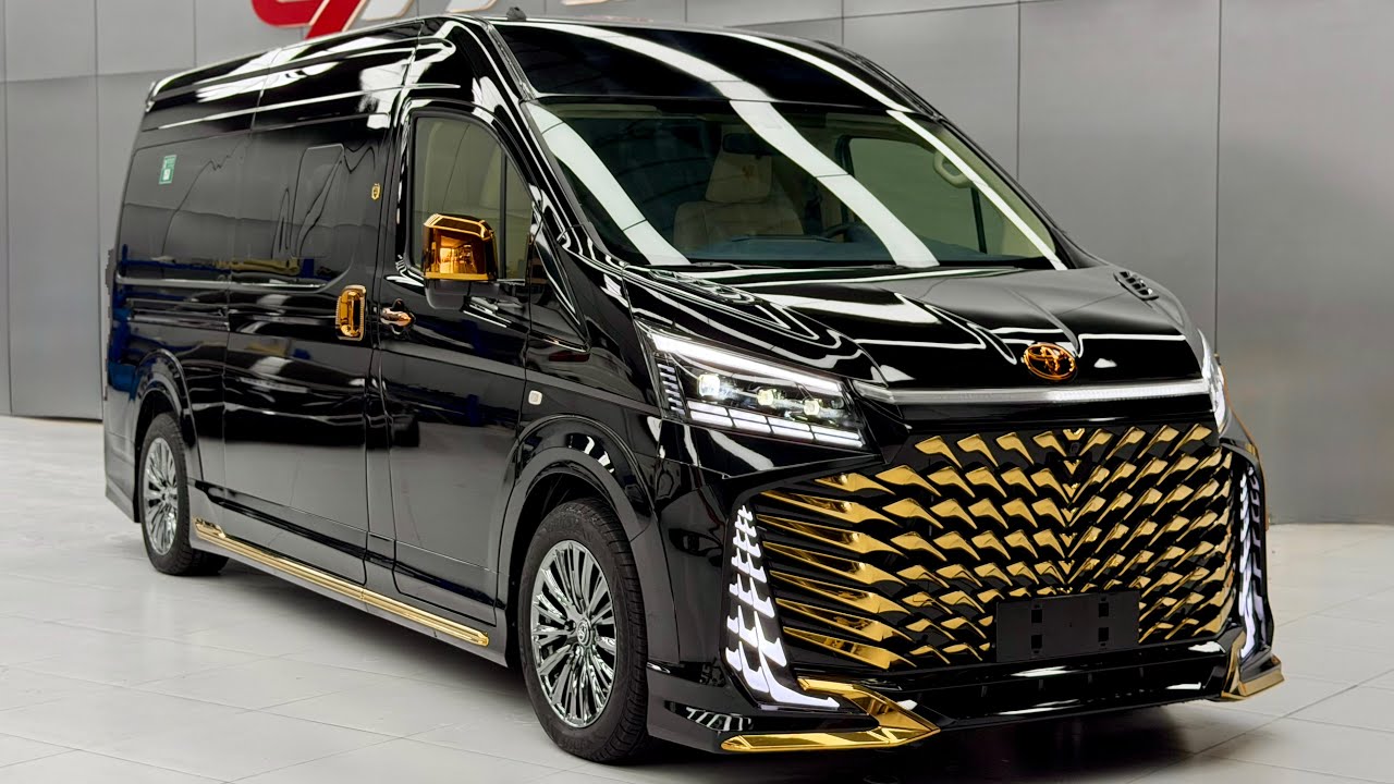 All-New TOYOTA HIACE ( 2026 ) - VIP First-Class Luxury VAN | Black Color
