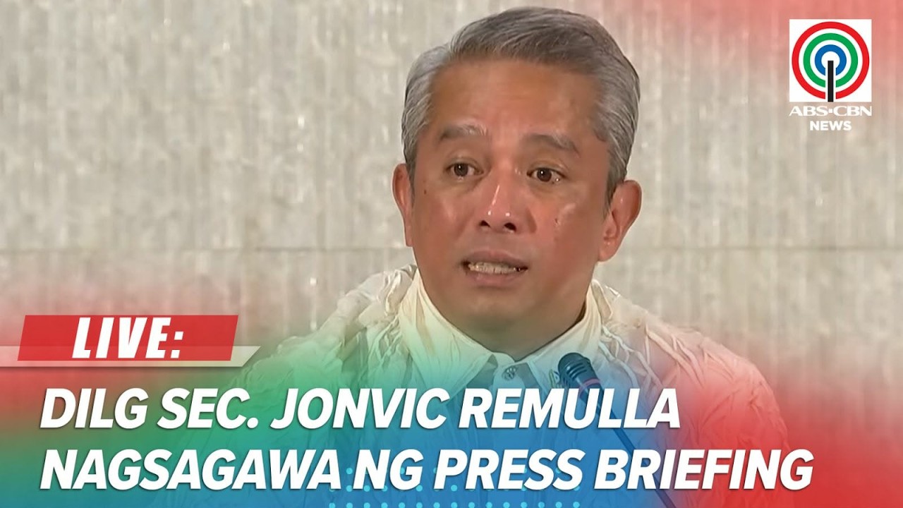 LIVE: DILG Press Briefing regarding BFP Modernization and Public Safety