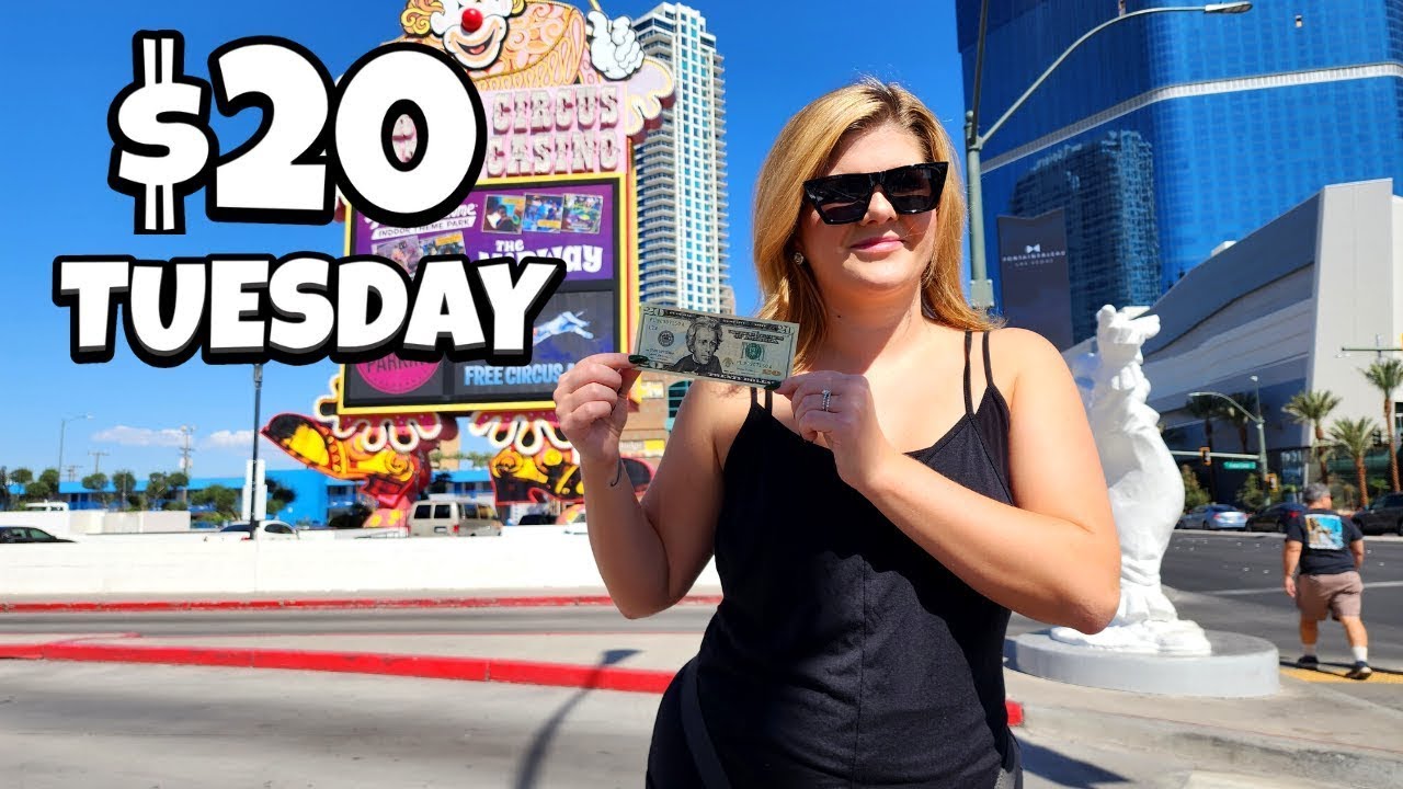 I Put $20 in 10 Slots at Circus Circus Las Vegas... Here's What Happened!