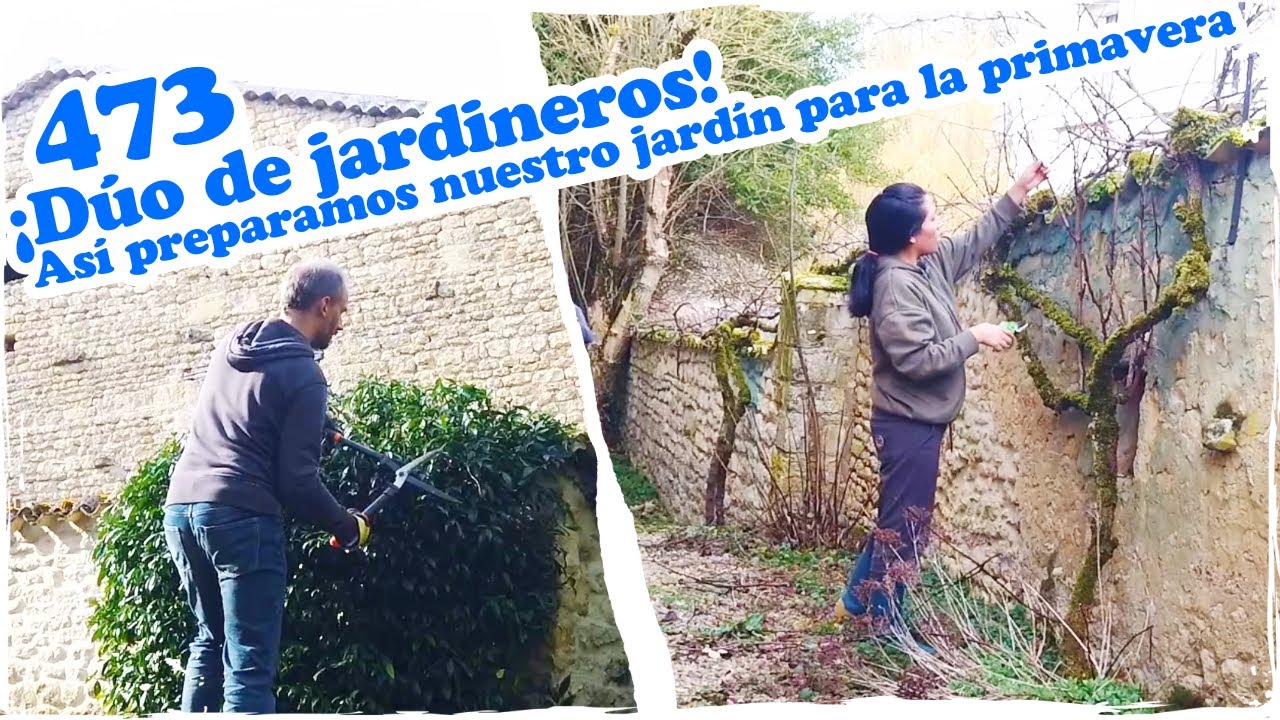 🧑‍🌾 ¡Dúo de jardineros! Así preparamos nuestro jardín para la primavera 🧑‍🌾 ~ Mandarina con Mate