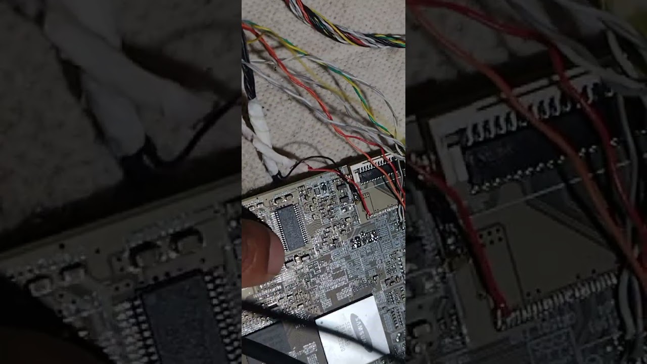 Adaptar tela display toshiba na tv Smart Samsung ( com fusível invertido)