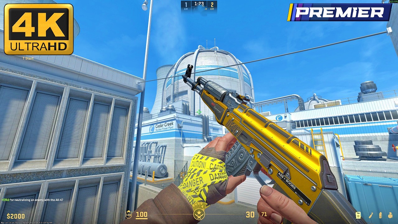 Counter Strike 2 | Nuke  | Full 4K Gameplay | Premier