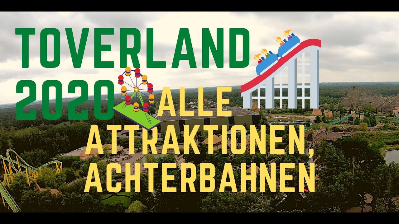 TOVERLAND 2020 ALLE ATTRAKTIONEN, ACHTERBAHNEN