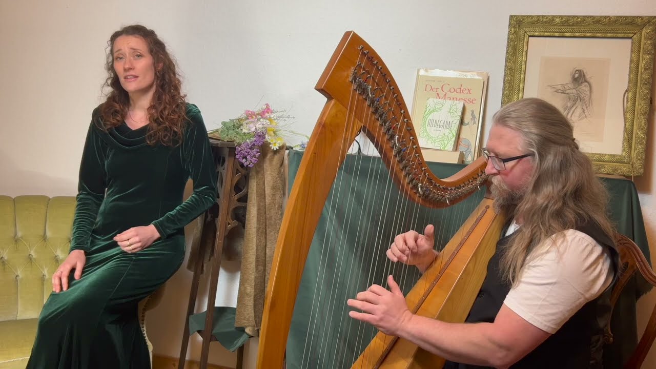 Scarborough fair - Voice and celtic harp - Korydwenn and Taliesin