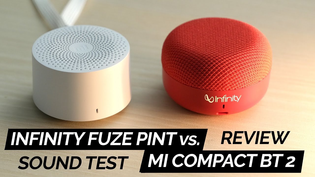 Infinity (JBL) Fuze Pint Review & vs. Mi Compact Bluetooth Speaker 2!