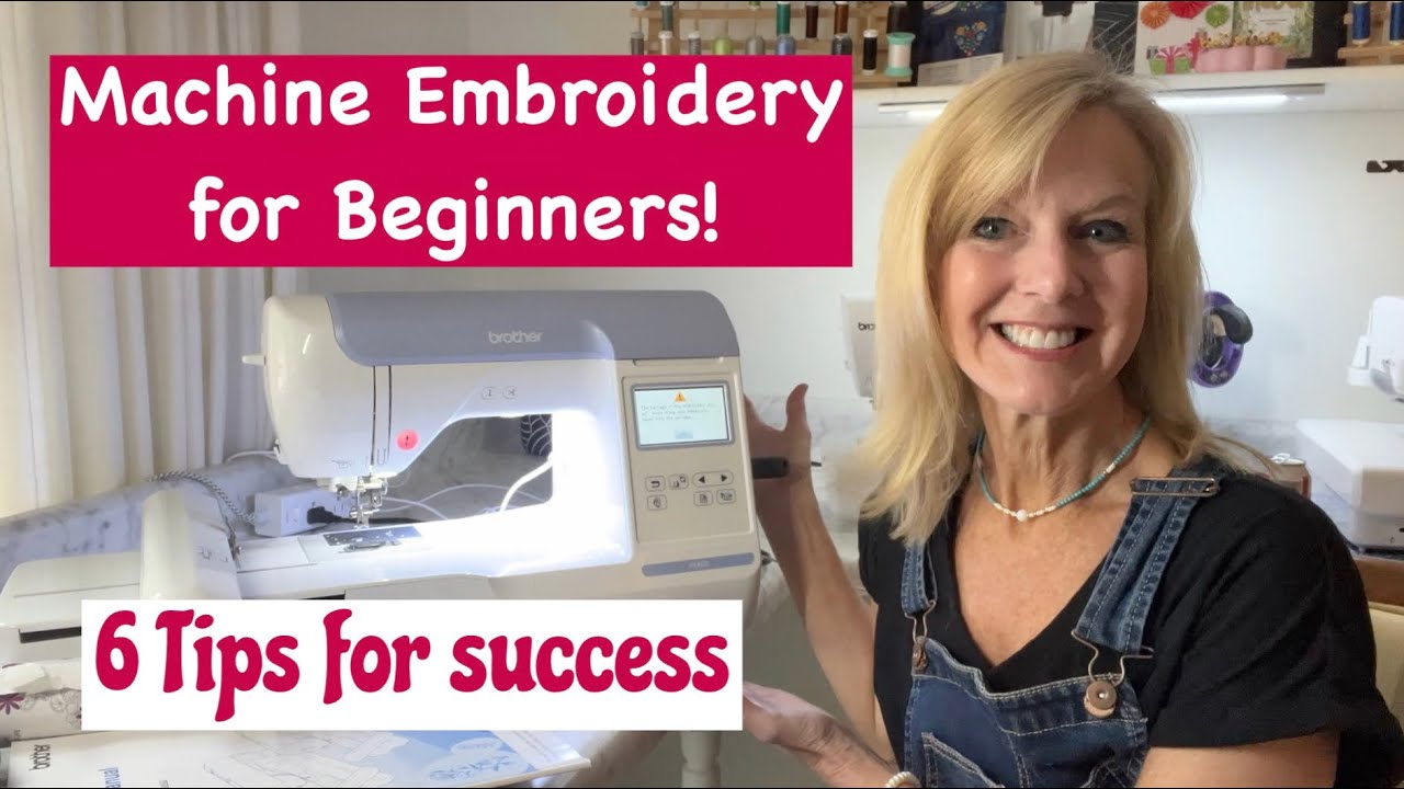 Machine Embroidery Basics!   (Great for beginners)